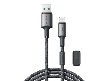 eng pm Joyroom S A50 Unlimited Series 3A USB A Lightning Cable with Magnetic Organizer 1 2m Gray 181992 1