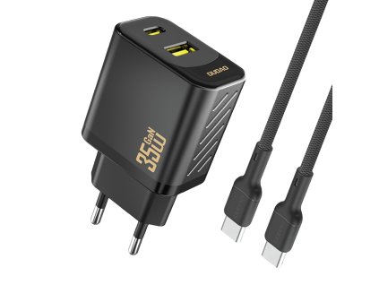 eng pl Dudao A27 MaxC 35W GaN Wall Charger USB C Cable Black 195946 1