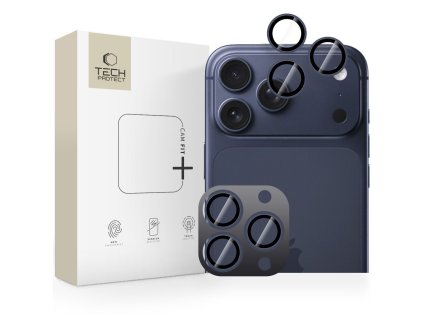 eng pl Tech Protect Camring Fit Camera Cover for iPhone 14 Pro Max 15 Pro Max 16 Pro Max 17 Pro Max Blue 203406 1