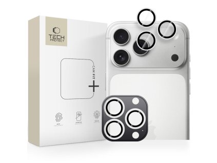 eng pl Tech Protect Camring Fit Camera Cover for iPhone 14 Pro Max 15 Pro Max 16 Pro Max 17 Pro Max Silver 203407 1