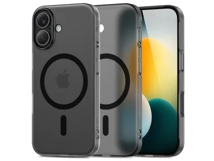 Matný čierny kryt Tech Protect MagSlim MagSafe na iPhone 17