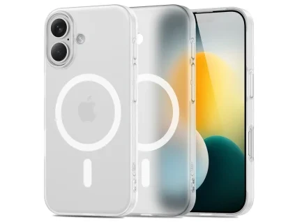 Matný Biely kryt Tech Protect MagSlim MagSafe na iPhone 17