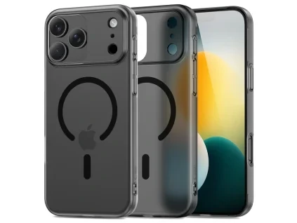 Matný čierny kryt Tech Protect MagSlim MagSafe na iPhone 17 Pro