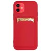 eng pm Card Case Silicone Wallet Case with Card Slot Documents for Samsung Galaxy A22 4G Red 75603 1