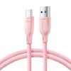 eng pl Joyroom Multi Color Series S A34 USB A USB C Cable 100W 1m Pink 151824 1