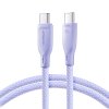 eng pl Joyroom Multi Color Series S A34 USB C USB C PD 60W 1m Cable Purple 151825 1
