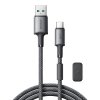 eng pm Joyroom S A50 Unlimited Series 3A USB A USB C Cable with Magnetic Organizer 1 2m Gray 181993 1
