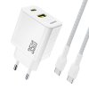 eng pl Dudao A27 MaxC 35W GaN Wall Charger USB C Cable White 195947 1