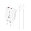 eng pl A6MaxL 20W USB A USB C Wall Charger with 1m USB C Lightning Cable White 188209 1