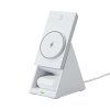 Indukčná Bezdrôtová nabíjacia stanica Choetech T600 15W 3v1 Biela 2