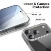 Transparentný Tech Protect FlexAir Hybrid kryt na iPhone 17 Pro detail