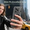 Matný čierny kryt Tech Protect MagSlim MagSafe na iPhone 17 Pro detaily 2