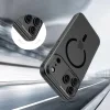 Matný čierny kryt Tech Protect MagSlim MagSafe na iPhone 17 Pro zosilene rohy