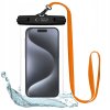 eng pl Tech Protect Waterproof Case UWC7 waterproof for devices up to 6 9 quot black and orange 172363 1