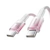 eng pl Joyroom S A42 Crystal Clear Series 60W USB C USB C cable 1 2m white 182001 2