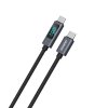 eng pl Dudao L7C USB C USB C 100W Cable with LED Display 1m Black 185908 2