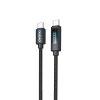 eng pl Dudao L7C USB C USB C 100W Cable with LED Display 1m Black 185908 1