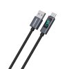 eng pl Dudao L7T USB A USB C 66W Cable with LED Display 1m Black 185909 2