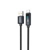 eng pl Dudao L7T USB A USB C 66W Cable with LED Display 1m Black 185909 1