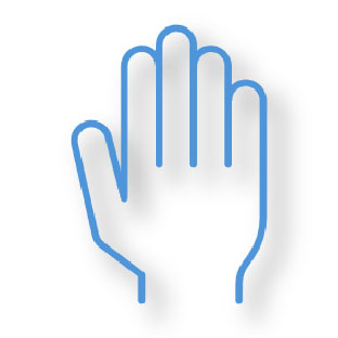 Emptying the basket with one hand