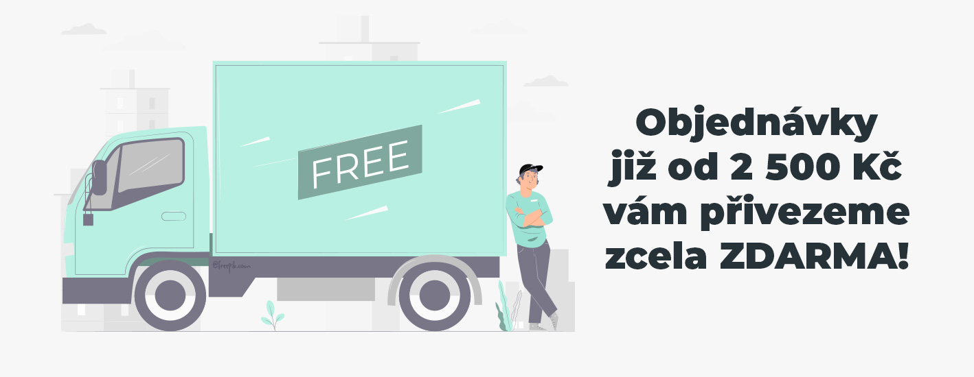 Doprava zdarma od 2500 Kč