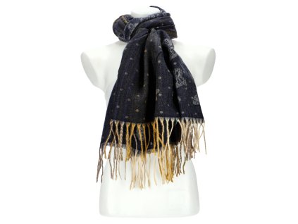 zimni damska sala sh86 modra