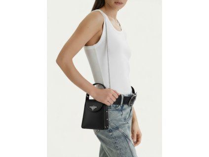 damska minikabelka na retizku k2048 model cerna