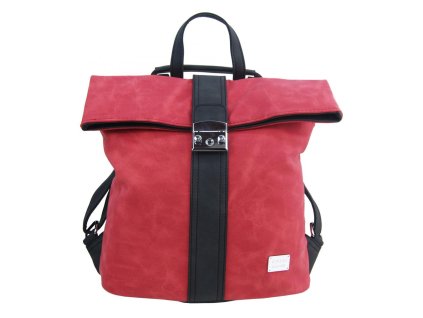 damsky batoh kabelka d5507 a cervena cerna