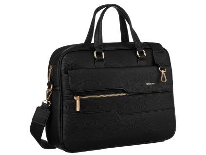 peterson damska kabelka notebook ptn 8100 9626 cerna 1