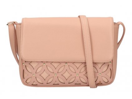 Růžová dámská crossbody kabelka