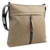 crossbody damska kabelka bezove hneda