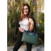 damska aktovka taska na notebook punce lc 01 zelena lakovana model