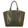 damska kabelka david jones 6863 4 khaki zelena 1