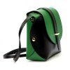 kozena damska crossbody kabelka 1717 2 cerna zelena 3