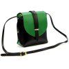 kozena damska crossbody kabelka 1717 2 cerna zelena 5