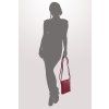 burgundy kozena zipova minikabelka 212 3013 34