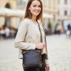 cerna kozena zipova kabelka 212 5713 60