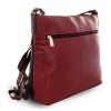 burgundy cerna kozena zipova kabelka 212 3015 6034