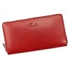 Celozipová kožená peněženka Albatross LW08 + RFID červená