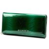 Lesklá kožená peněženka Gregorio FF-106 zelená