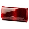 Lesklá kožená peněženka Gregorio FF-100 červená