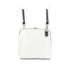 Vera Pelle Kožená crossbody kabelka no. 55 bílo-černá