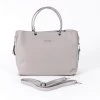 David Jones Paris Tříoddílová kabelka do ruky David Jones 6722-2 na formát A4 šedá