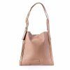 David Jones Paris Moderní kabelka na rameno David Jones CM6523 světlehnědá