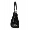 Černá elegantní dámská kabelka s mašlí