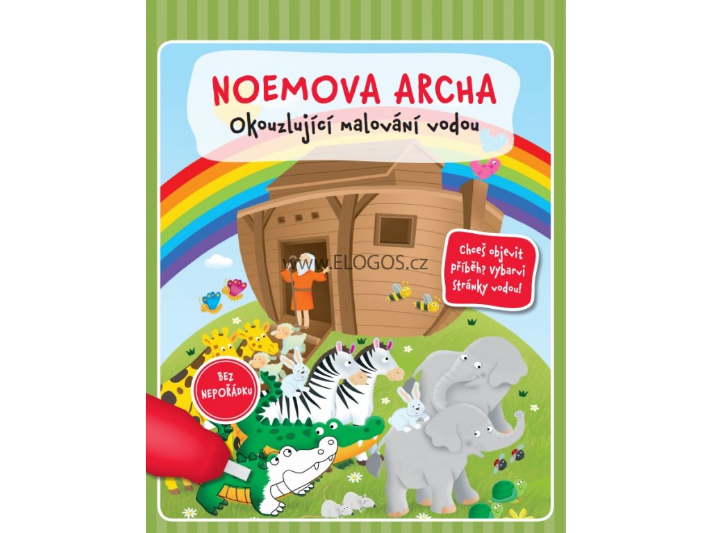 Noemova Archa-tématické omalovánky a plnící vodní štětec