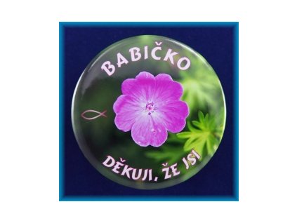 Placky 75mm - Babičko - zrcátko