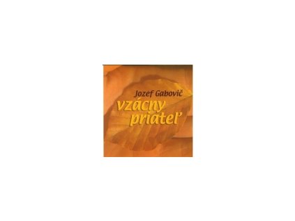CD-Jozef Gábovič-Vzácný přítel