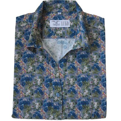 Luko F204120 dámská halenka - modrá