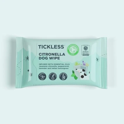 Tickless Citronella Dog Wipe EN Web2